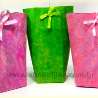 Caixinha de presente reciclada