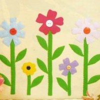 Flores de patchwork
