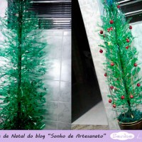 Árvore de Natal de garrafa pet