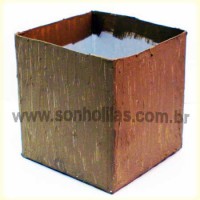 Vasinho de caixa de leite com textura