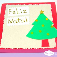 Cartão de Natal artesanal